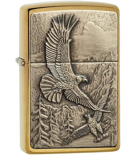 Amazon.co.jp: Zippo ライター アメリカンイーグル フリーUSAの