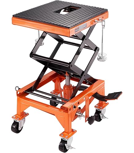 VEVOR Dirt Bike Lift Stand, Motorcycle Jack Lift Stand 1200lbs Capacity And Hydraulic Lift Operation Hoist Table Adjustable Height 98 183 For Dirtbike Repair Maintenance Dirt Bike Accessories 88727604 - View #14