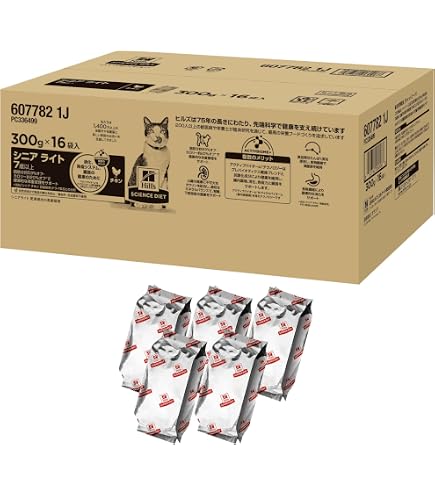 Hill's Science Diet シニア　11歳以上1.4kg 5つセット Amazon | ヒルズ サイエンス・ダイエット キャットフード シニアプラス