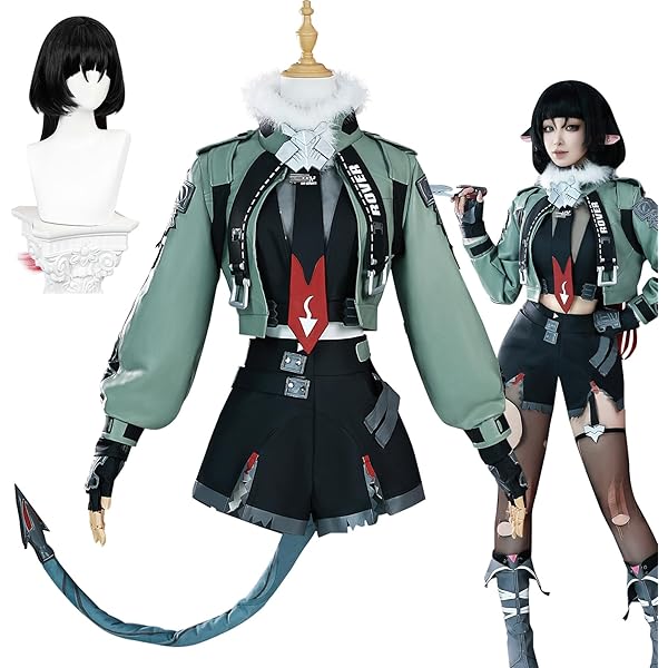 Amazon.co.jp: [ALGSSIO] ゼンレスゾーンゼロ ヒューゴ コスプレ衣装 +