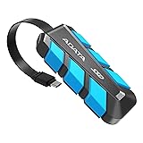 ADATA SC740 外付けソリッドステートドライブ 500GB、USB 3.2 Gen2 USB-C 外付けポータブルSSD - 最大1050MB/秒。