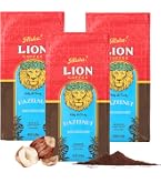 Amazon.co.jp: ライオンコーヒーバニラマカダミア7oz(198g)×3個セット