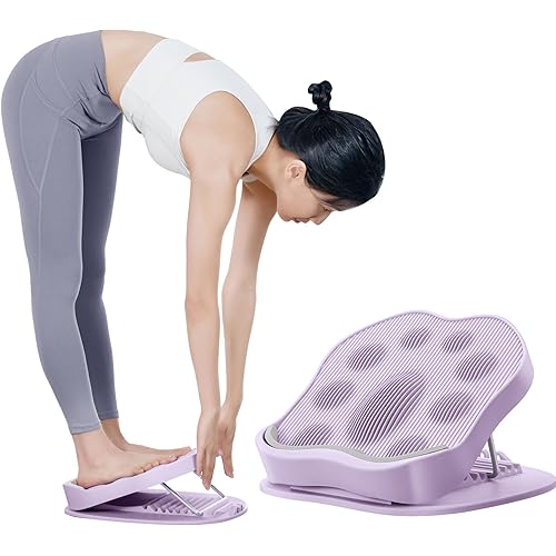 【1日5分！立つだけストレッチ】 ストレッチボード アキレス腱伸ばし器具 9段階角度調整 ふくらはぎ 足首 アキレス腱伸ばし 傾斜台 リハビリ ストレッチングボード 耐荷重150kg