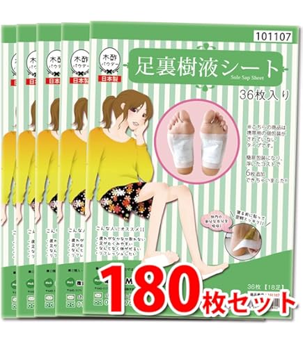 Amazon.co.jp: 日本製 足裏樹液シート 足裏 お得 人気 樹液シート 足裏