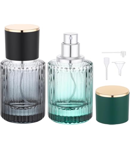 Amazon.co.jp: かわいい猫の形のガラス香水瓶空の装飾詰め替え可能な