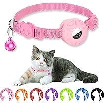 Airtag 猫用首輪 猫 gps 首輪 追跡装置 調節可能 光反射デザイン Airtag gpsペット 追跡装置 エアタグ 首輪 猫用首輪 安全首輪 犬 猫用