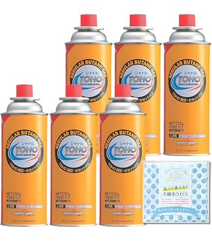 Amazon.co.jp: Toho Gas Cylinders, Pack of 3 x 10 Sets : Sports