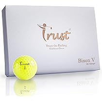 Amazon | TrustトラストゴルフボールBison V 飛ぶ 曲がらない