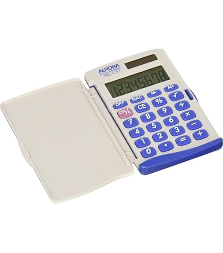 Amazon.co.jp: アスカ カバーつき電卓 ホワイト C1241W : 文房具