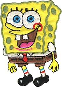 Amazon Co Jp アイロンワッペン ｂｏｂ スポンジ ボブ キャラクターワッペン ホーム キッチン