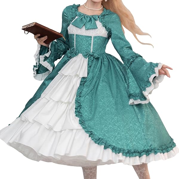 Amazon.co.jp: [sanchajilui] お嬢様 めめしい メイド衣装 ドレス
