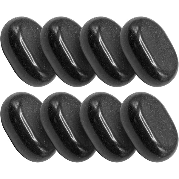 Amazon | QYLHH ホットマッサージストーン2個セット 天然玄武岩