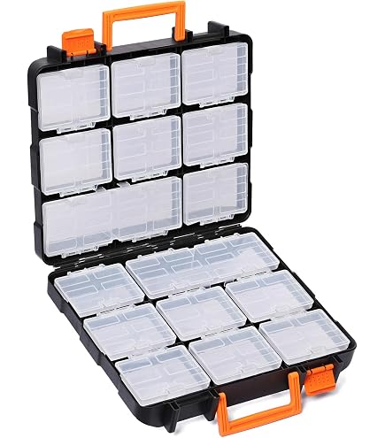 Milwaukee Packout MichaelPro MP014034 Tool Box, Removable Compartment Tool Organizer, Patented Carrying Case For Screws, Bolts, Nuts, Toys, Small Parts Organizer For Tool Chest