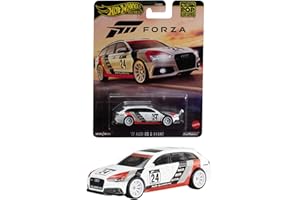 ホットウィール(Hot Wheels) ポップカルチャー - 17 アウディ RS 6 アバント 乗り物おもちゃ ミニカー 3歳から ホワイト HVJ47