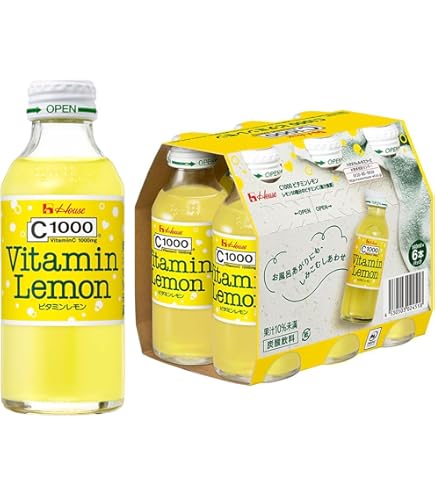 Amazon.co.jp: ハウスWF C1000ビタミンレモン 140ml×6本