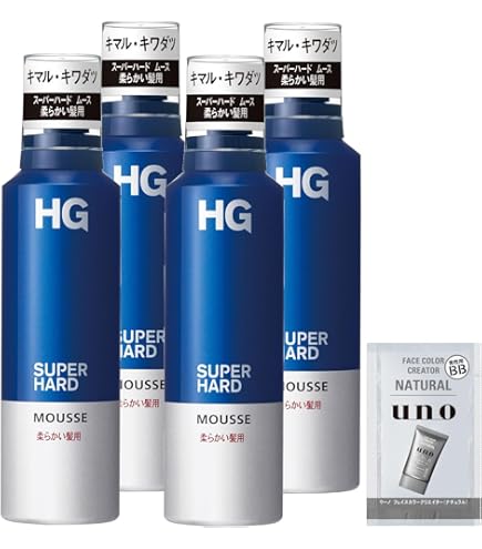 Amazon | 資生堂 HG スーパーハード ムース 硬い髪用 180g | Shiseido