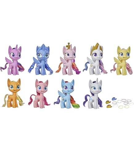 thumbnail image 2 of My Little Pony Princess 3-Pack: Celestia, Luna & Cadance Glitter Unicorn Toys With Wings 2 of 9