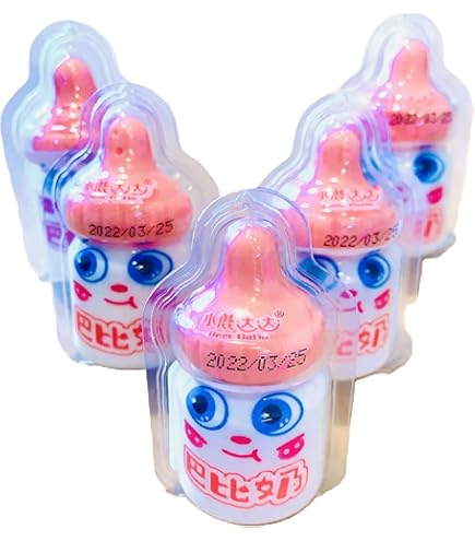Amazon | YAYAMIYA 哺乳瓶グミ 50個セット バービーミルク ヨーグルト