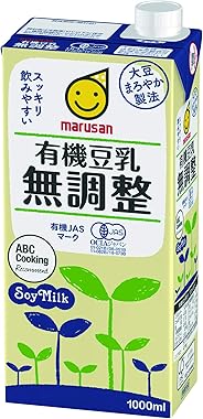 マルサン 有機豆乳無調整 1000ml×6本