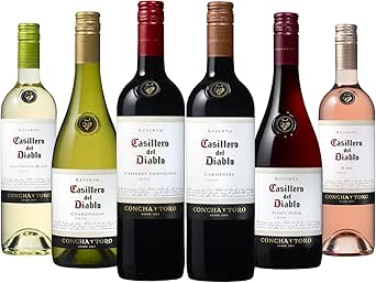 Amazon Co Jp セット 赤ワイン 悪魔の蔵 カッシェロ デル ディアブロ チリワイン 飲み比べ 赤白ロゼ 750mlx6本 通販 食品 飲料 お酒