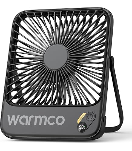 Amazon | キャンプ 扇風機 23000mAh大容量 アウトドア 扇風機 Type-C