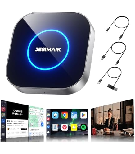 Amazon.co.jp: JESIMAIK CarPlay Ai Box UHDTVlink 次世代4-in-1 多