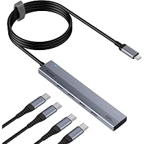 Amazon | Aceele USB Cハブ10Gbps 4ポート拡張 USB 3.2 Gen 2 ハブ