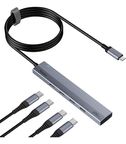 【希少・ケーブル付】Interface AZI-2718 拡張ボード Cバス Amazon | Aceele USB Cハブ 10Gbps 4ポート拡張 USB 3.2 Gen 2 ハブ