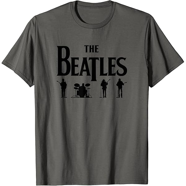 Amazon | The Beatles クラシックロゴ Tシャツ | Tシャツ・カットソー 通販