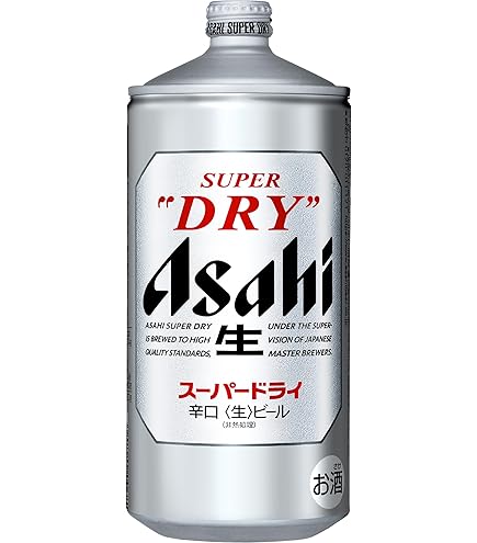 Amazon.co.jp: アサヒ スーパードライ(ミニ樽アルミ) 2L×6本 : 食品