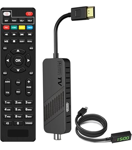 Decoder Digitale Terrestre TELE System TS6819 T2HEVC - HD HDR, DVB-T2 HEVC 10 Bit, AUTOSCAN, Con Telecomando
