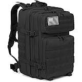 QT&QY 45L Military Tactical Backpacks Molle Army Assault Pack 3 Day Bug Out Survival Bag Hiking Treeking Rucksack