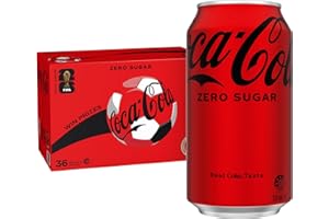 Coca-Cola Zero Sugar Soft Drink Multipack Cans 36 x 375mL