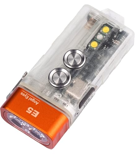 Amazon.co.jp: RovyVon E4 チタン LED 懐中電灯 USB C 充電式 700