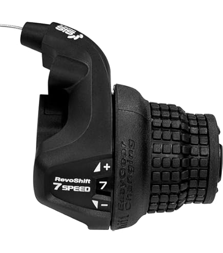 Commande Droite Shimano RevoShift SL-RV400-7R Avec Indicateur 7v Noir Commande Droite Shimano RevoShift SL-RV400-7R Avec Indicateur 7v Noir