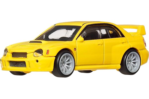 ホットウィール(Hot Wheels) カーカルチャー スリル クライマーズ スバル・インプレッサ WRX 乗り物おもちゃ ミニカー 3歳から イエロー JKF21