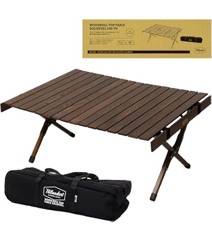 Amazon.co.jp: アノバ ANOBA ウッドロールトップテーブル AN005 管理