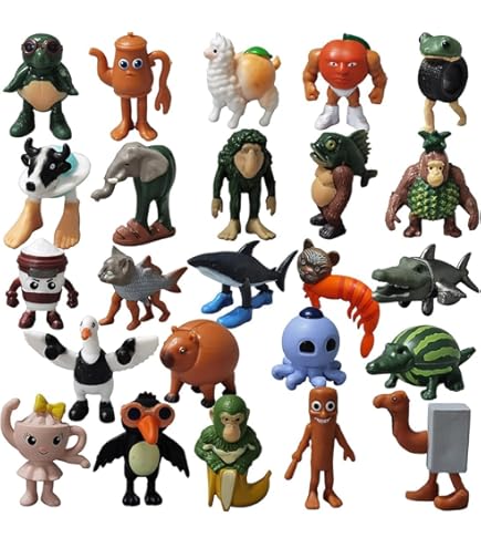 Amazon | Hangkaibh [24点入り]イタリアン ブレインロット フィギュア