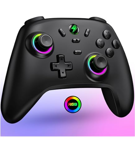 Amazon.co.jp: Switch コントローラー Switch1/2 8色RGBライト