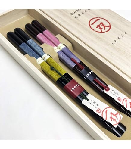 Amazon.co.jp: 一双 箸 ポリエステル塗装 漆 祝波(いわいなみ) 日本製