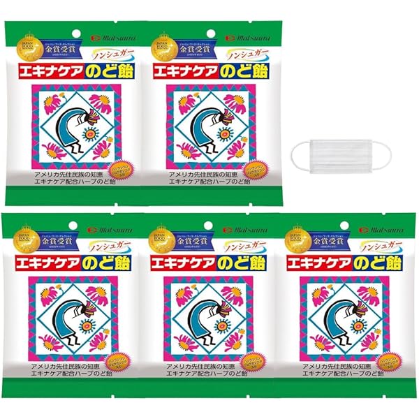 Amazon.co.jp: 【まとめ買い】 松浦薬業 エキナケア のど飴 52g[ノン