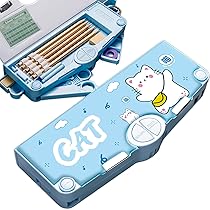 漫画画材 UCHIDA製図器 文房具 ペンケース セット Amazon.co.jp: 多機能文具箱, 多機能自動ポップアップペンケース