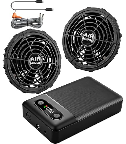 Amazon | 空調作業服 バッテリー 50V 超高出力 バートルファン対応【91