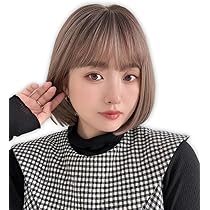 ウィッグ 専用 Amazon.co.jp: [ブライトララ] 素肌ウィッグ ウィッグ ショート