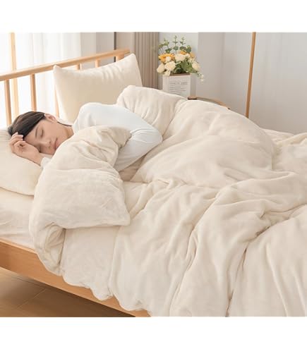 Amazon｜ニトリ 毛布にもなる 掛け布団カバー ボア 23A42 ダブルサイズ