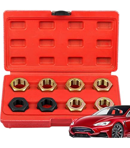 Amazon.co.jp: 8pc ホイールスピンドル ドライブシャフト ネジ山修正