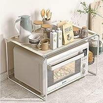 オーブンや電子レンジ用棚 Amazon｜TKUIN 冷蔵庫上ラック レンジラック 幅47.5×奥行43.5
