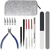 エプダ店 プラモデル 入門用 工具セット ニッパー ヤスリ 精密ピンセット 精密薄刃 ガンダム 繊細な作業 初心者 ライトグレーのバッグ付き