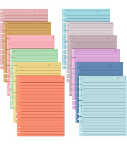 Tul Notebook Refills Letter Size Colored Paper TUL Discbound Paper ...