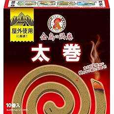 Amazon 家のまわりにハチ アブよせつけない線香 蜂 アブ ブユ 10巻 大日本除虫菊 ドラッグストア